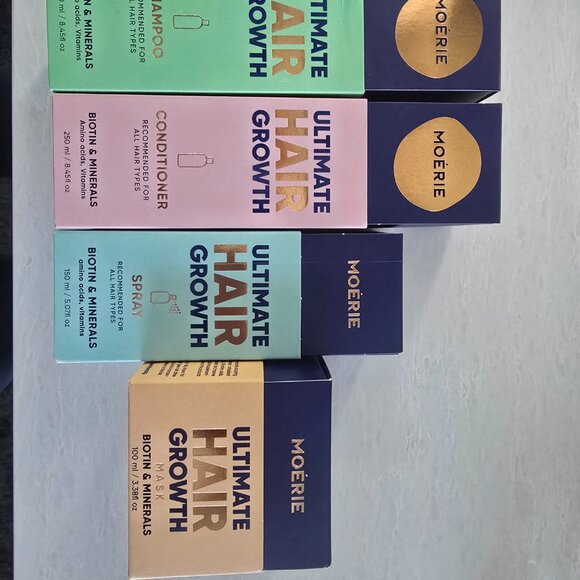 NIB Moerie Hair Care Set - Shampoo, Conditioner, Hair Mask and Spray Mega Pack - Picture 6 of 13